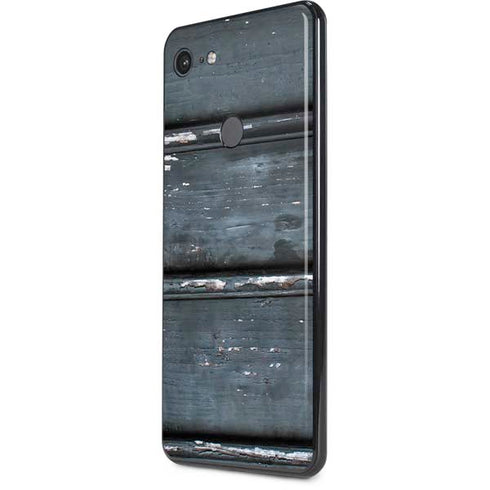 Chipped Blue Wood Google Pixel 3 XL Skin